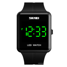 Skmei 1541 moda luz led com display luminoso digital masculino relógio